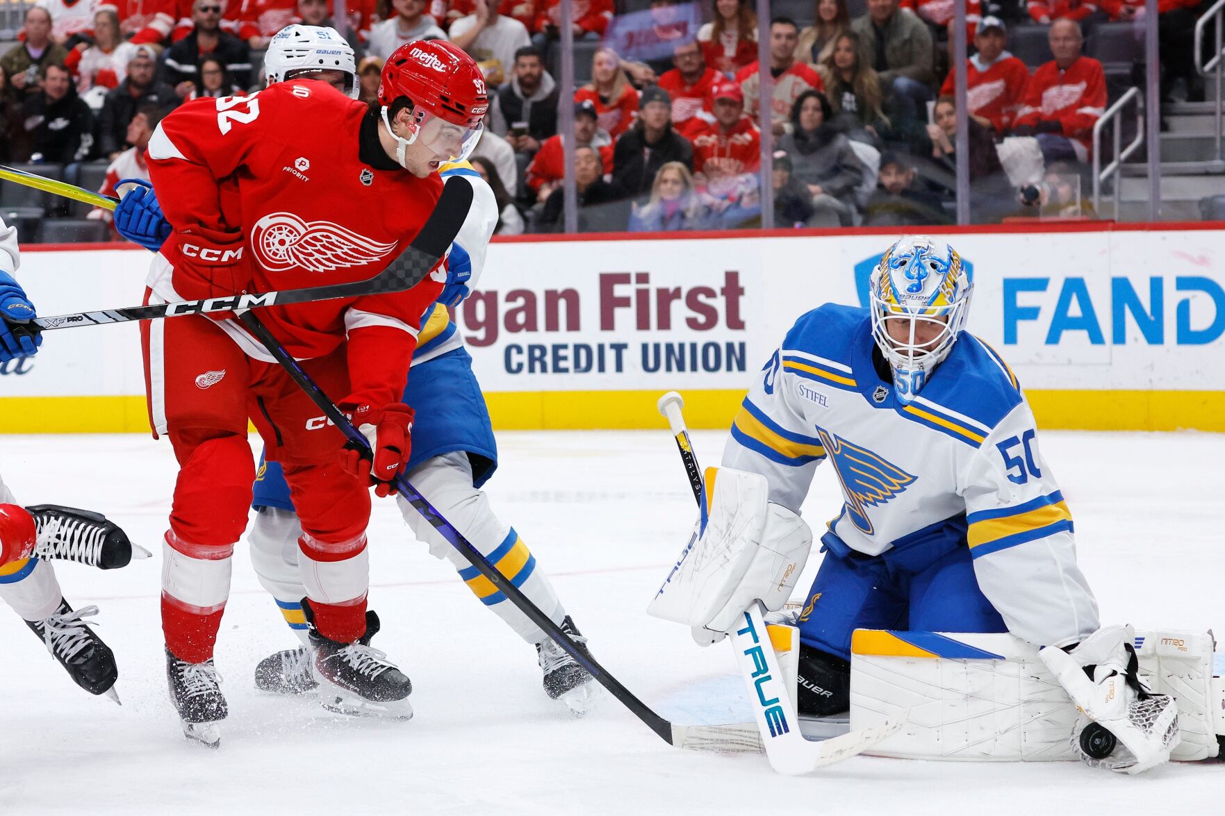 Blues Red Wings Hockey